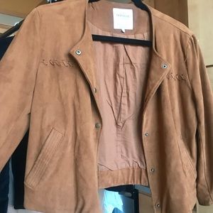 Zara TRF faux suede jacket.